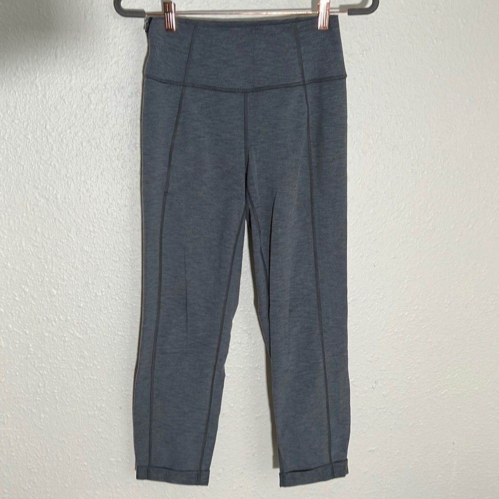 ADD TO BUNDLE - Lucy PowerMax Gray High Waist Yoga/Athletic Pants XS